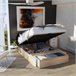 Sommier rebatível luxo S-Max 3D 135x190 Natural/ Branco
