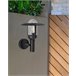Beliani Iluminação de parede para exterior TIZU Preto