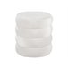 Puff redondo HUGO 40x38cm cor branco Branco