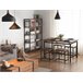 Beliani Conjunto de comedor ARLINGTON Preto