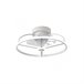  Ventilador de tecto metálico Série Bora Branco