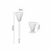Foco solar FLY da marca ARTECONFORT Preto