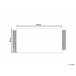 Beliani Pelos curtos TACETTIN 80x150 Branco/ Bege