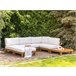 Beliani Conjunto lounge SANZA Branco