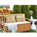 Beliani Almofada de jardim TAGGIA 40x60 Multicor