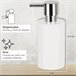 Dispensador de sabão líquido Spirella Branco
