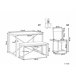 Beliani Conjunto de comedor FLIXTON Castanho