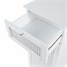 Armário para lavandaria Karlsøy com cesto extraível MDF Branco