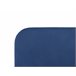 Beliani Cama com estrado Veludo FLAYAT 193x215 Azul Marino