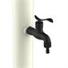 Fontanela Externa Marrom Tórtora FONTANA-ACQUA-TORTORA Branco