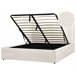 Beliani Cama baú Bouclé MOISSAC 177x224 Creme