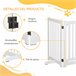 Barreira de Segurança Cães MDF PawHut Branco