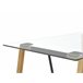 Beliani Mesa de jantar TACOMA 80x140 Transparente
