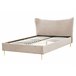 Beliani Cama com estrado Veludo CHALEIX 168x212 Cinza Escuro