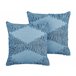 Beliani Almofada decorativa RHOEO 45x45 Azul