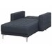 Beliani Chaise longue Poliéster ABERDEEN Castanho