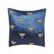 Beliani Almofada decorativa BLUESTEM 45x45 Azul Marino