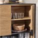 Aparador de corredor Buffet de hall de entrada SoBuy PT Preto