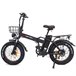 Bicicleta elétrica DrveTion AT20 - Potência 750W Bateria 48V20Ah Preto