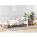 Beliani Cama nido Acero TULLE 92x209 Branco