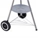 Barbecue a Carvão Metal e Porcelana Outsunny Multicor