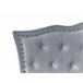 Beliani Cama com armazenamento Veludo METZ 126x217 Bege
