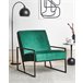 Beliani Poltrona DELARY Azul/ Verde