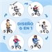 Triciclo para Bebês Metal, Plástico e Tecido de poliéster HOMCOM Branco