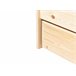 Beliani Cama com estrado Pinho EDERN 105x204 Castanho