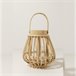 WELL HOME - Lanterna de vime "Rania" Branco