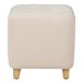 Puff CHARME 35x35 cm tecido algodão sortido Multicor