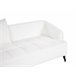 Beliani Sofá de 3 lugares Bouclé HOBRO Branco
