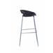 Banco alto STAR fixo 86,5 cm de alto Preto