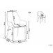 Beliani Silla de comedor LOVERNA Azul