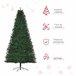 Árvore de Natal Artificial 240cm PVC, Aço HOMCOM, casa - natal Verde