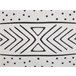 Beliani Almofada decorativa SCHEFFLERA 45x45 Branco/ Preto