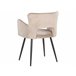 Beliani Silla de comedor SANILAC Azul Claro