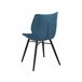 Beliani Silla de comedor LISLE Azul Marino