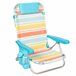 Aktive Cadeira de praia dobrável, alumínio, 5 posições e bolso Aktive Cadeira de praia dobrável, alumínio, 5 posições e bolso Multicor