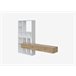 Compacto de TV LIFE 226 cm branco/ carvalho Branco/ Madeira