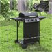 Barbecue a Gás Aço e ABS Outsunny Preto