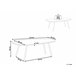 Beliani Mesa de centro BLACKPOOL 60x110 Branco