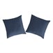 2 Frondas para almofada 100% algodão CASUAL 80x80 Azul