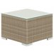 Beliani Conjunto lounge Ratan sintético MAESTRO Branco/ Bege