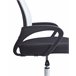 Beliani Cadeira de escritório SOLID Branco/ Preto
