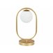 Beliani Candeeiro de mesa YANKEE Dourado