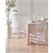 Beliani Silla de comedor MONTROSE Transparente