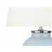 Beliani Candeeiro de mesa BRENTA Azul Claro