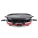 Grelhador Raclette 8 pessoas 4 em 1 Rp412 H.koenig Preto/ Vermelho