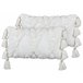Beliani Almofada decorativa DAUR Bege